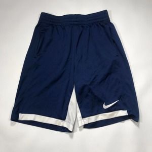 Nike Mesh Boys Athletic Shorts Size Large Blue